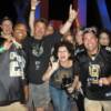 Having fun Who Dat'n in Ft. Lauderdale...It was a long day!!